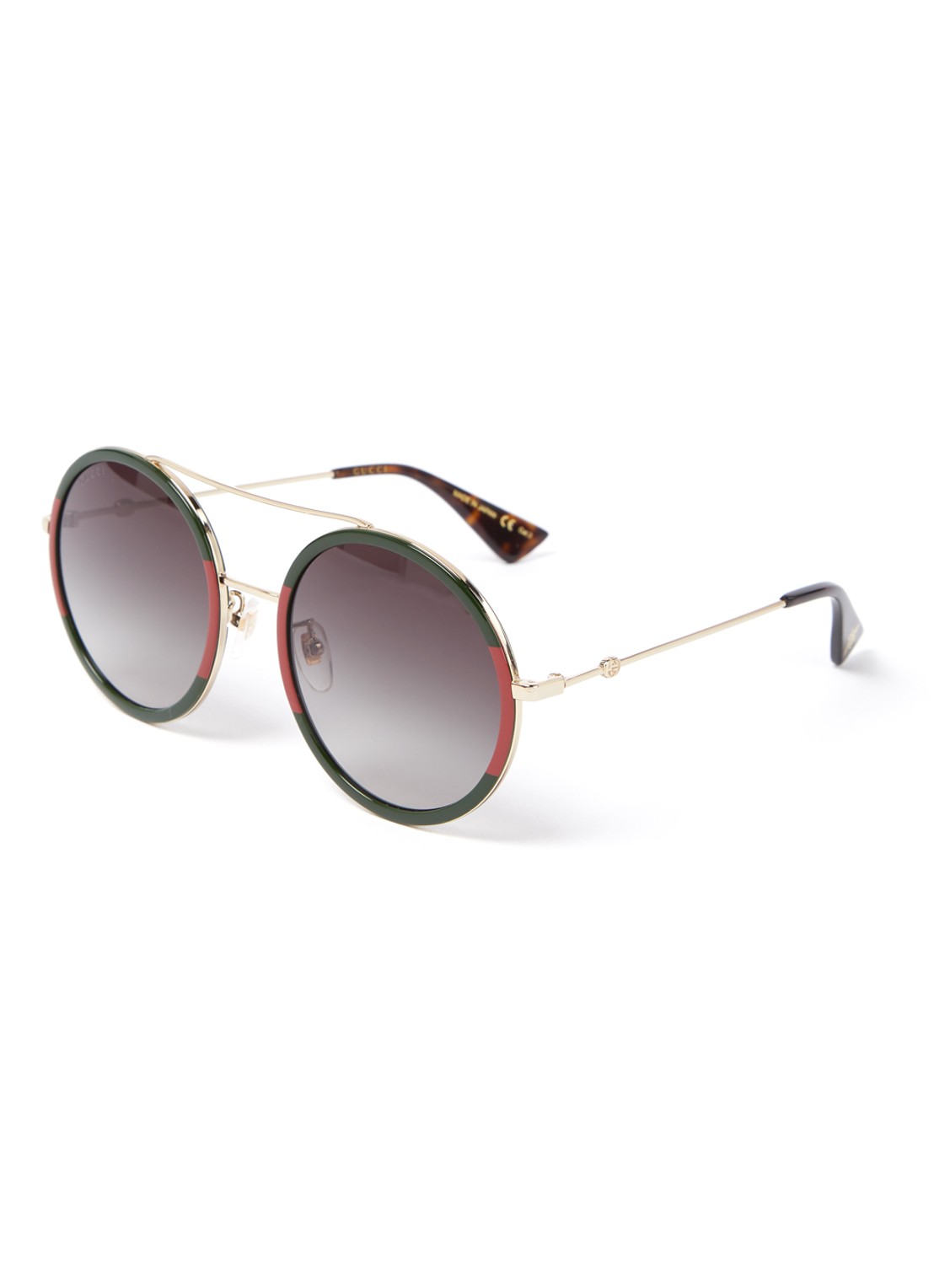 Gucci Retro zonnebril GG0061S - voorkant 4 donkergroen