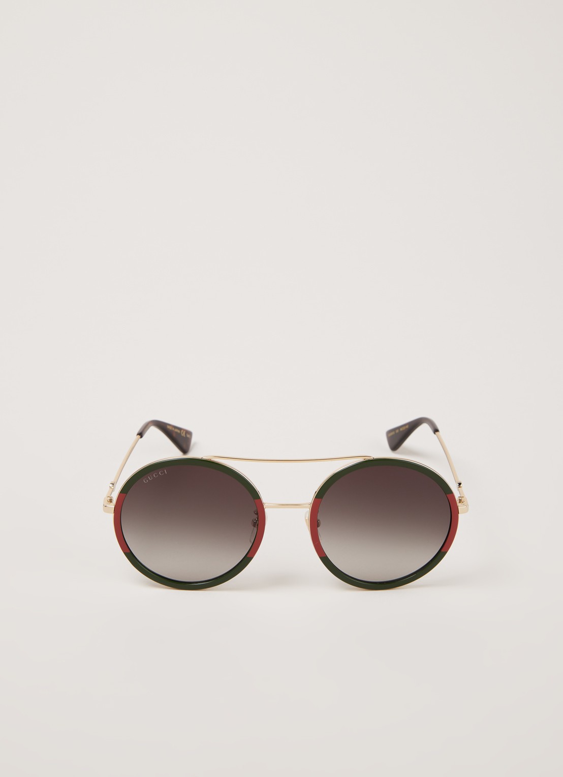 Gucci Retro zonnebril GG0061S - voorkant 5 donkergroen