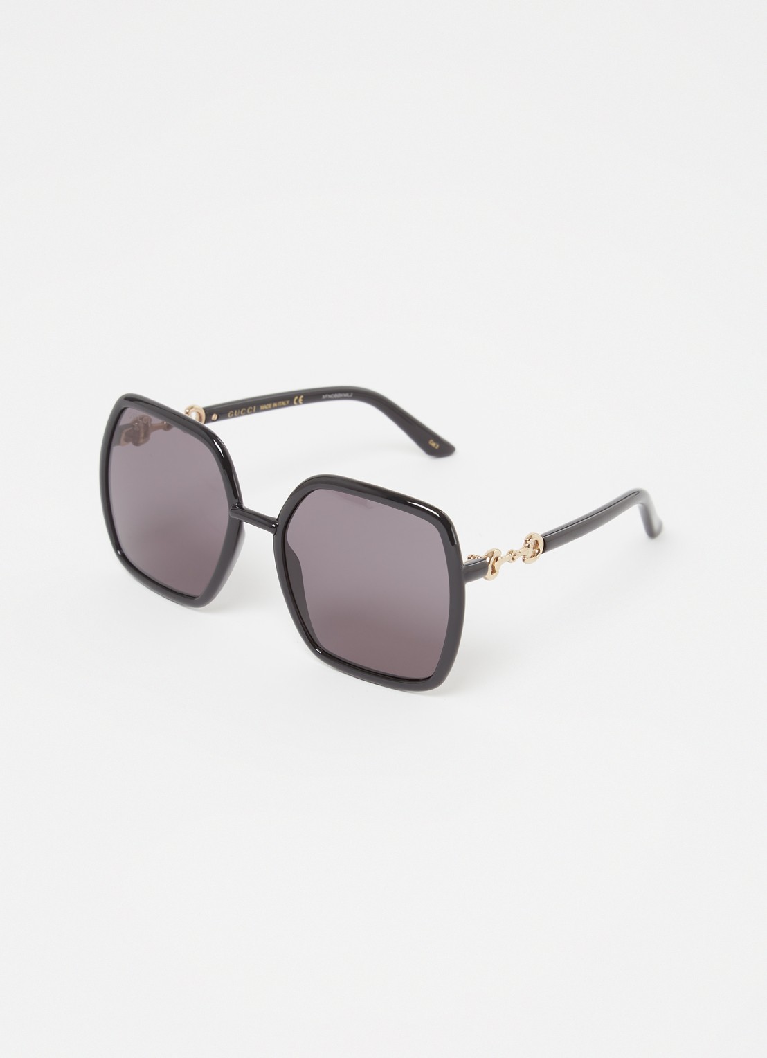 Gucci Retro zonnebril GG0890S - detail 3 zwart