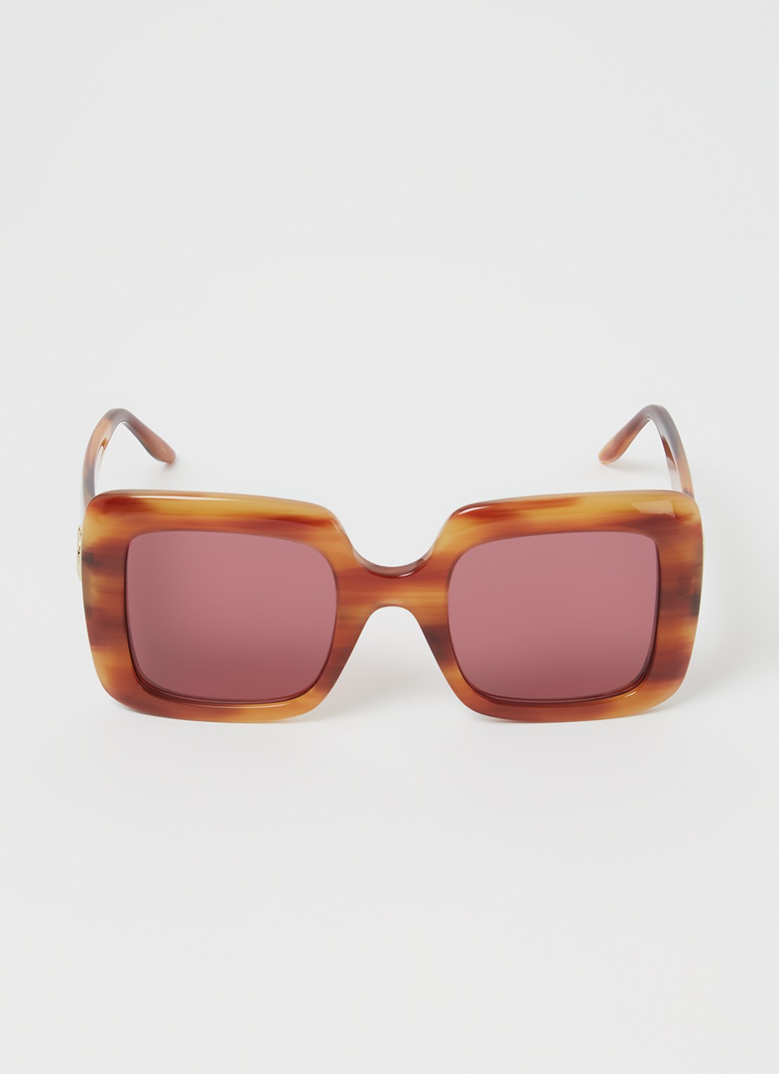 Gucci Retro zonnebril GG0896S - voorkant 3 bruin