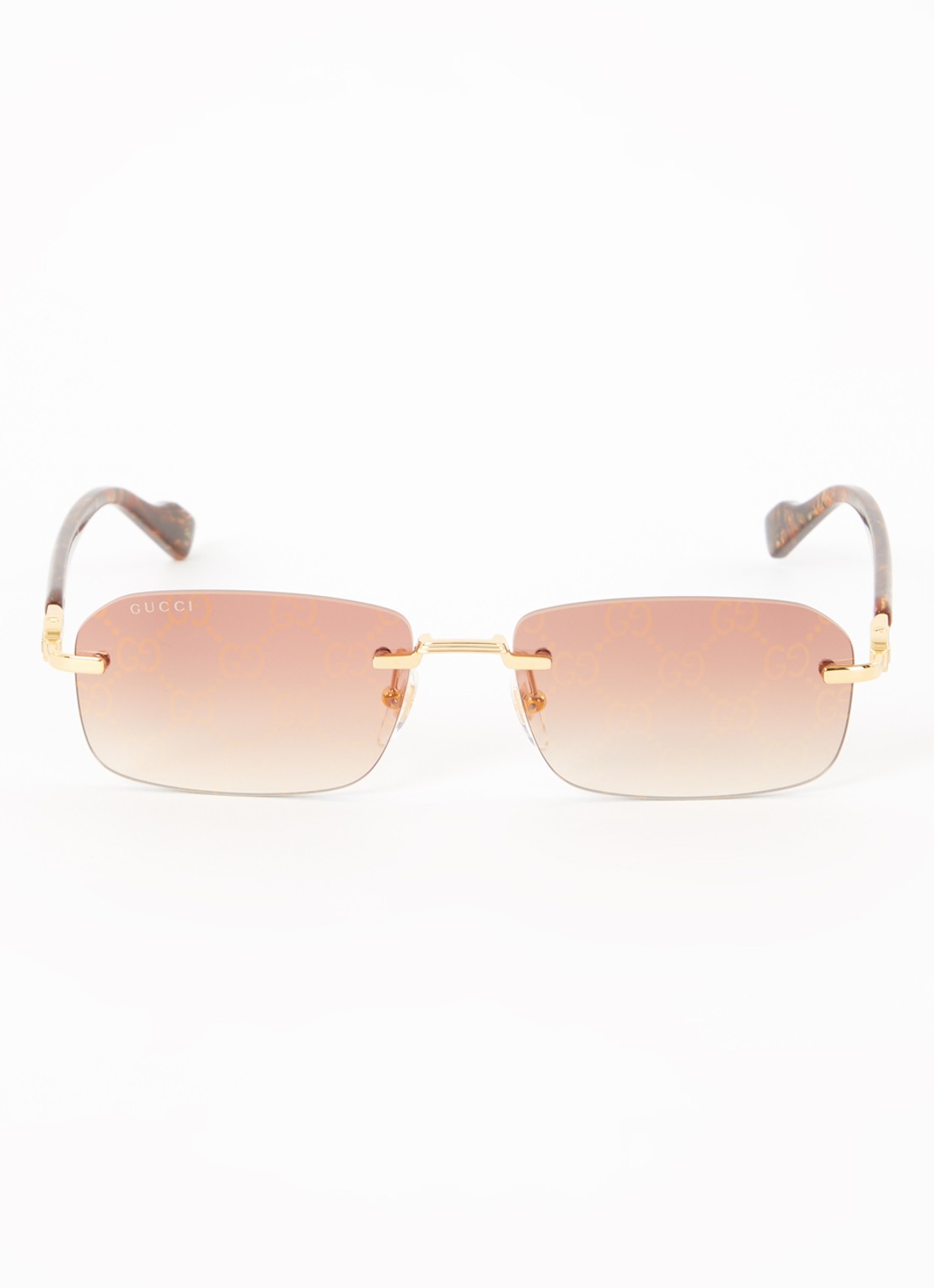 Gucci Retro zonnebril GG1221S - detail bruin