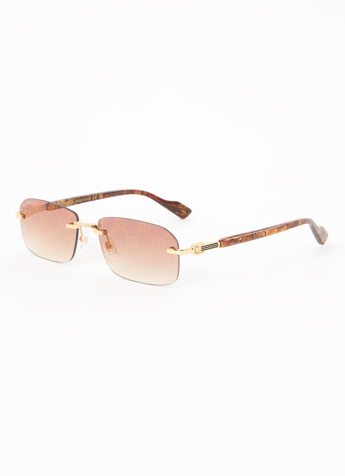 Gucci Retro zonnebril GG1221S - voorkant 4 bruin