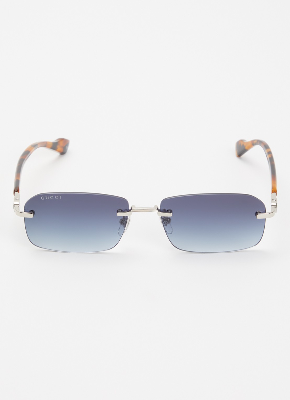 Gucci Retro zonnebril GG1221S - detail zilver