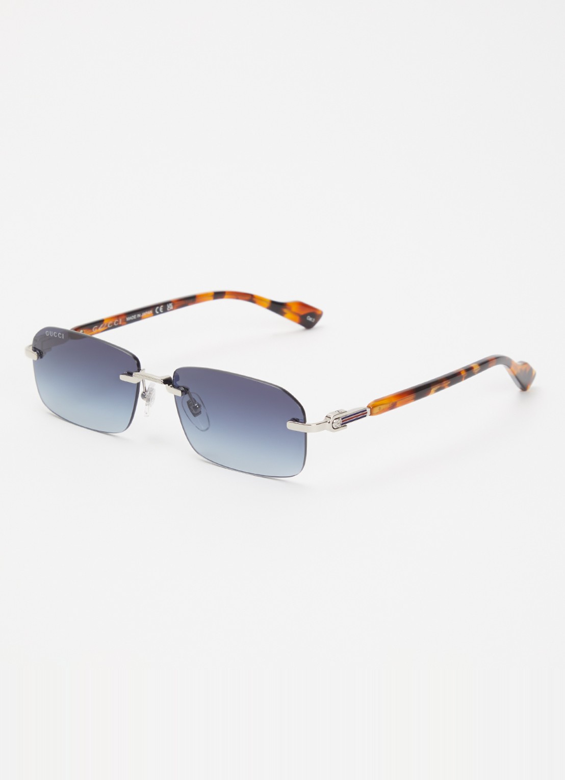 Gucci Retro zonnebril GG1221S - voorkant 4 zilver