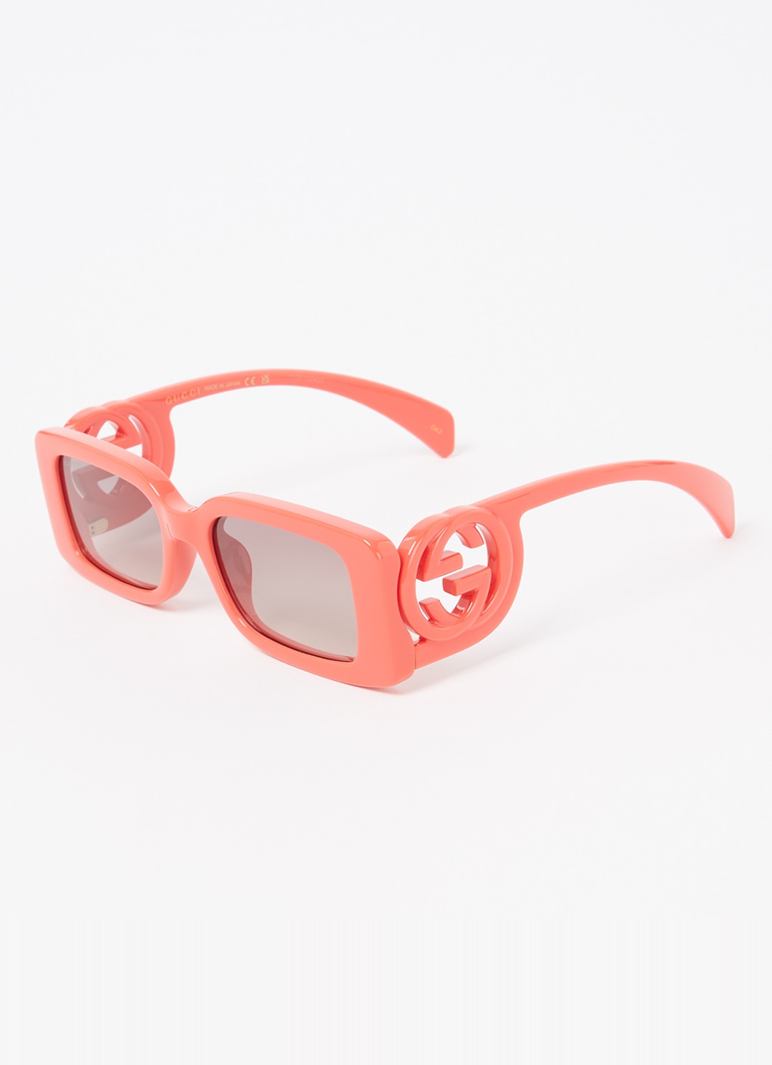 Gucci Retro zonnebril GG1325S - voorkant 4 perzikroze