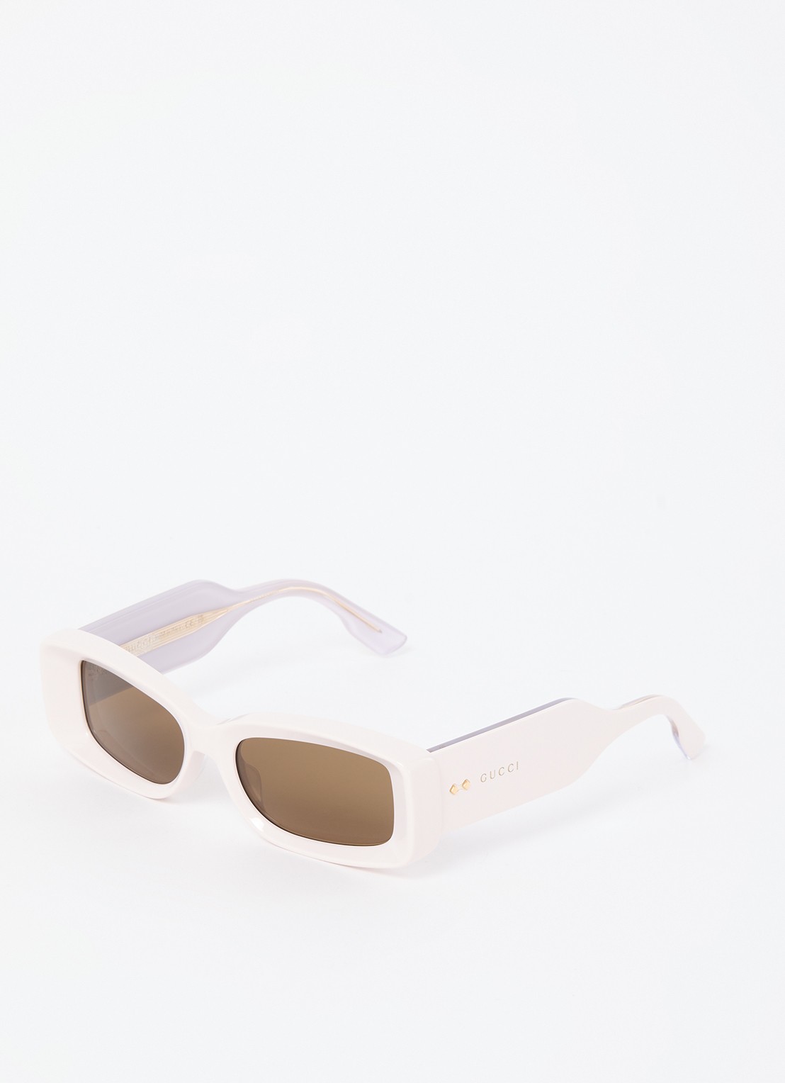Gucci Retro zonnebril GG1528S - voorkant gebroken wit