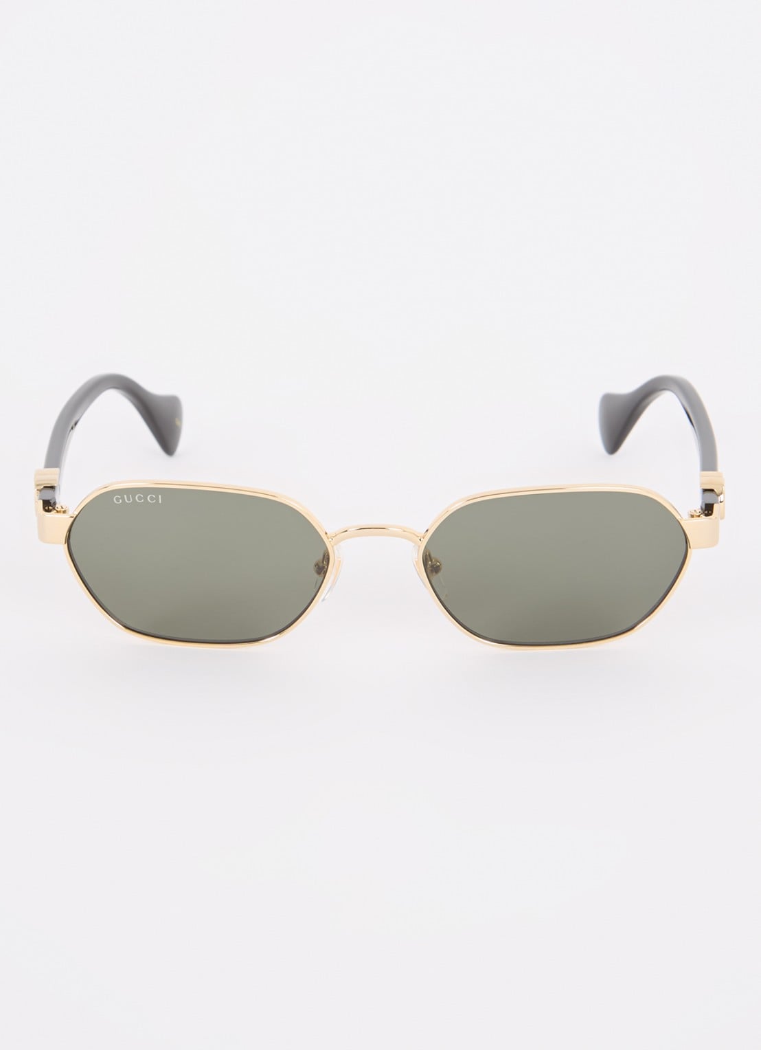 Gucci Retro zonnebril GG1593S - detail 3 goud