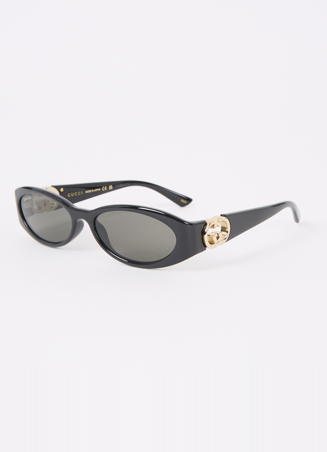 Gucci Retro zonnebril GG1660S - voorkant 4 zwart