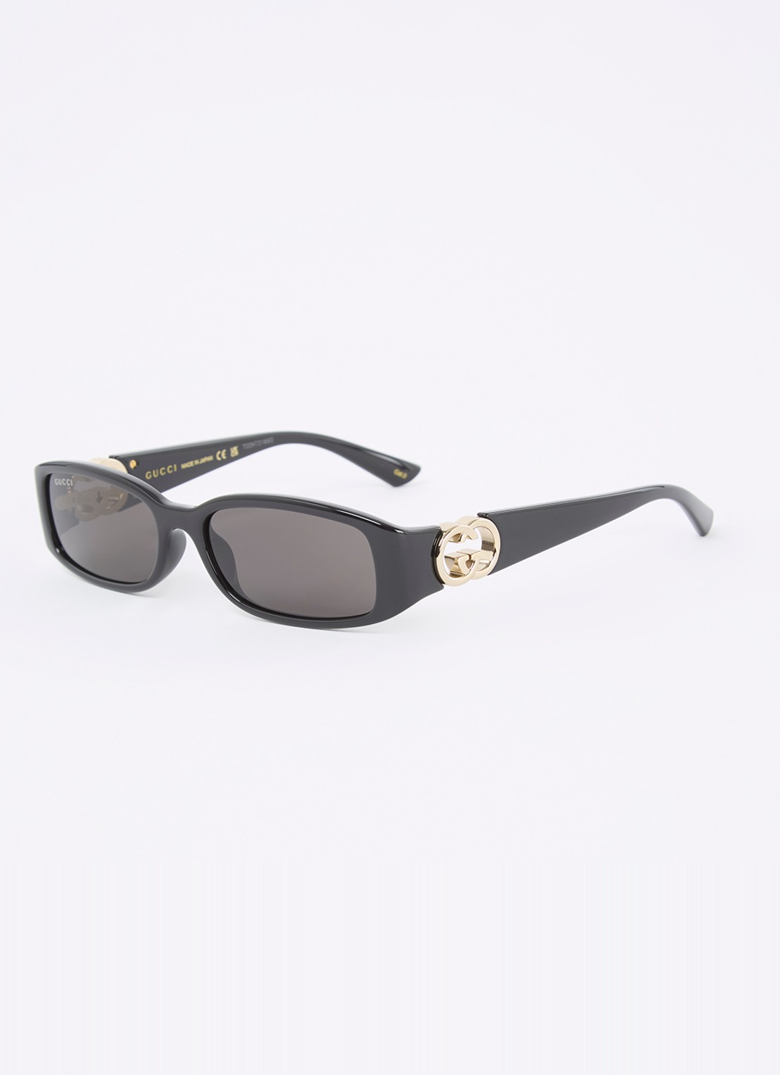 Gucci Retro zonnebril GG1661S - voorkant zwart