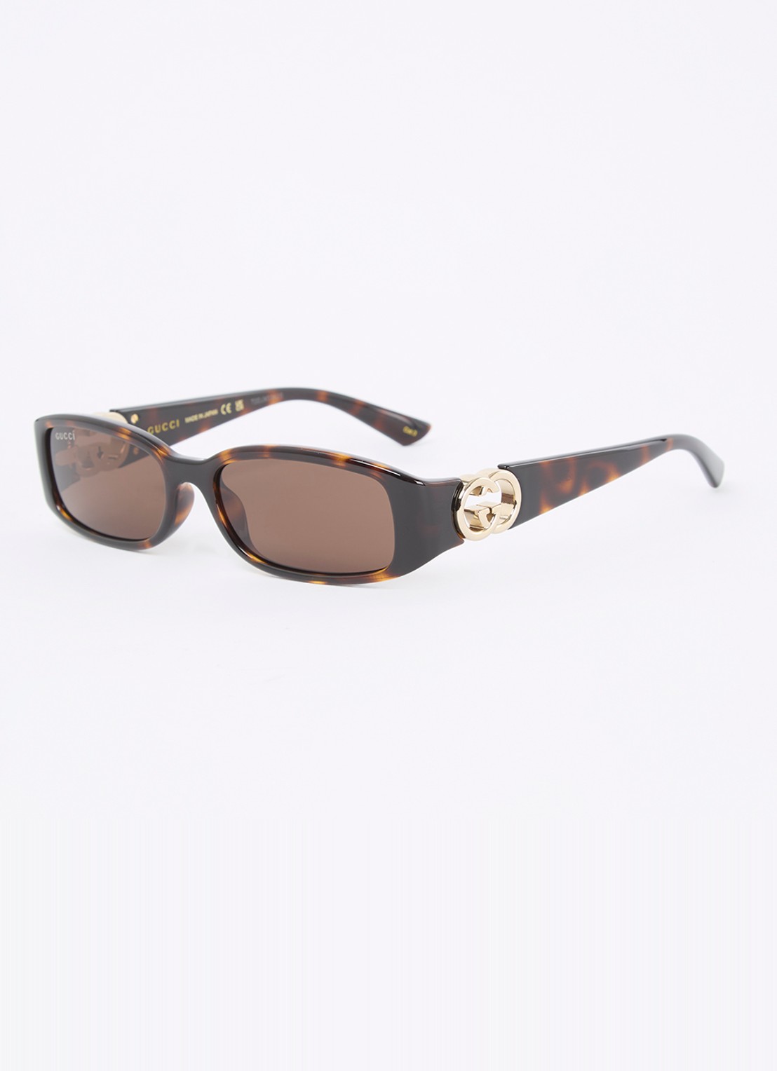 Gucci Retro zonnebril GG1661S - voorkant 4 donkerbruin