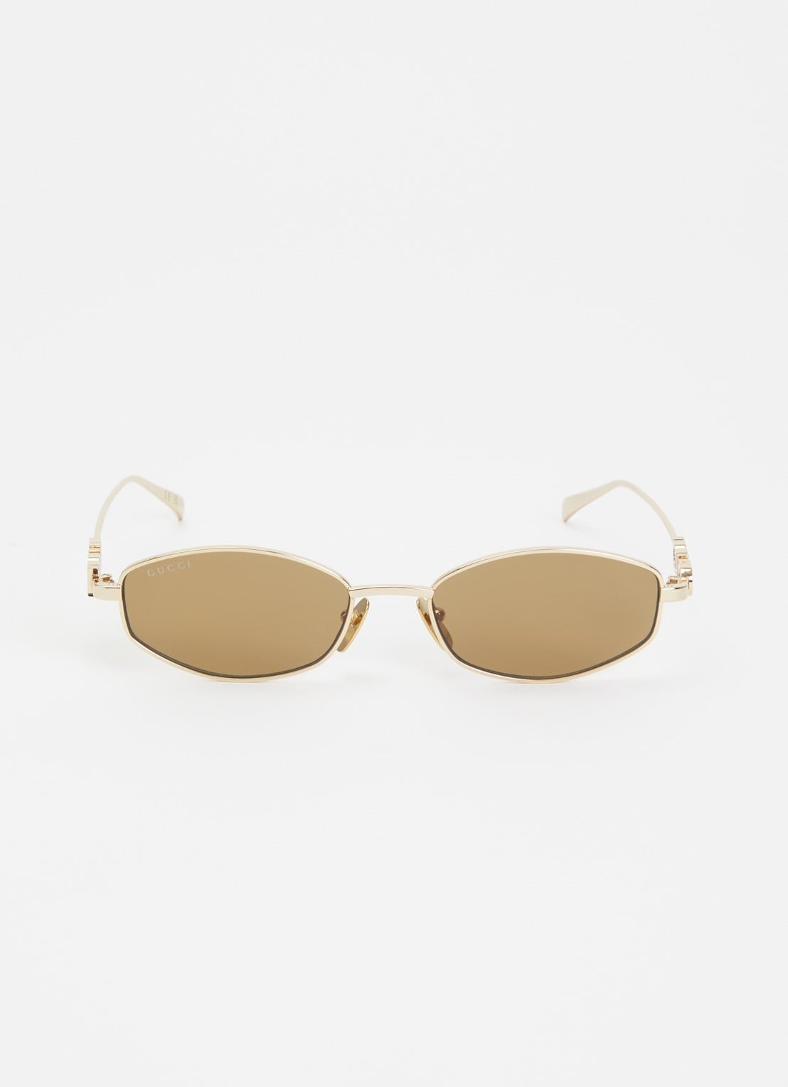 Gucci Retro zonnebril GG1802S - detail 2 goud