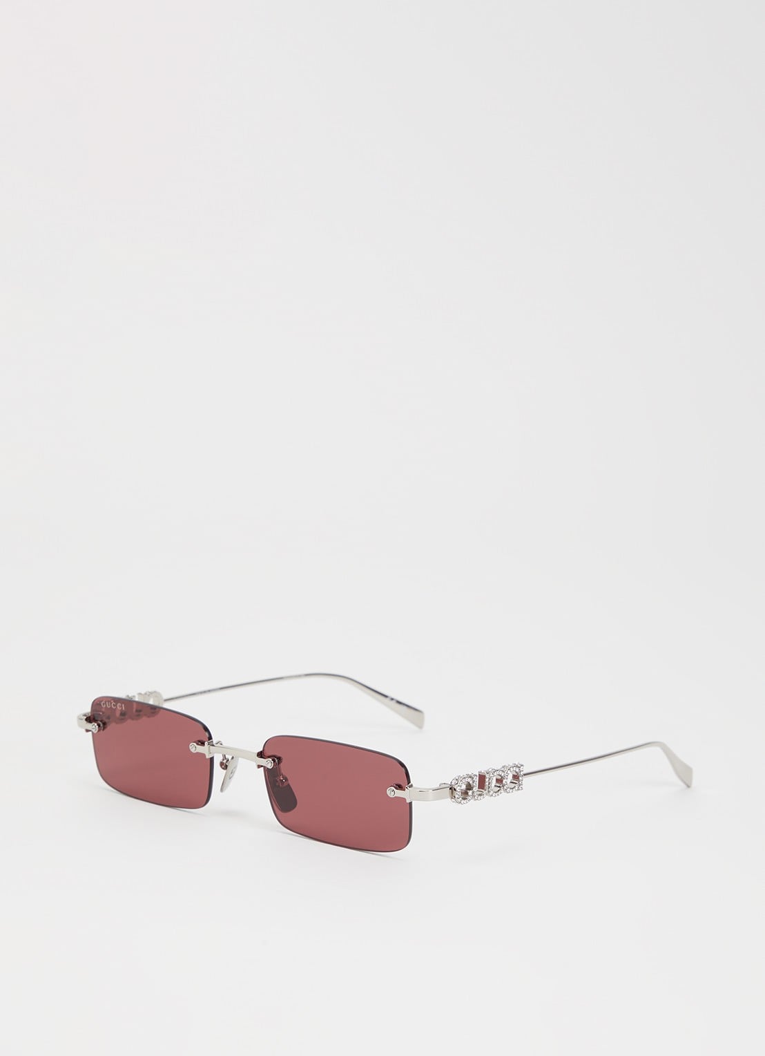 Gucci Retro zonnebril GG1808S - voorkant zilver