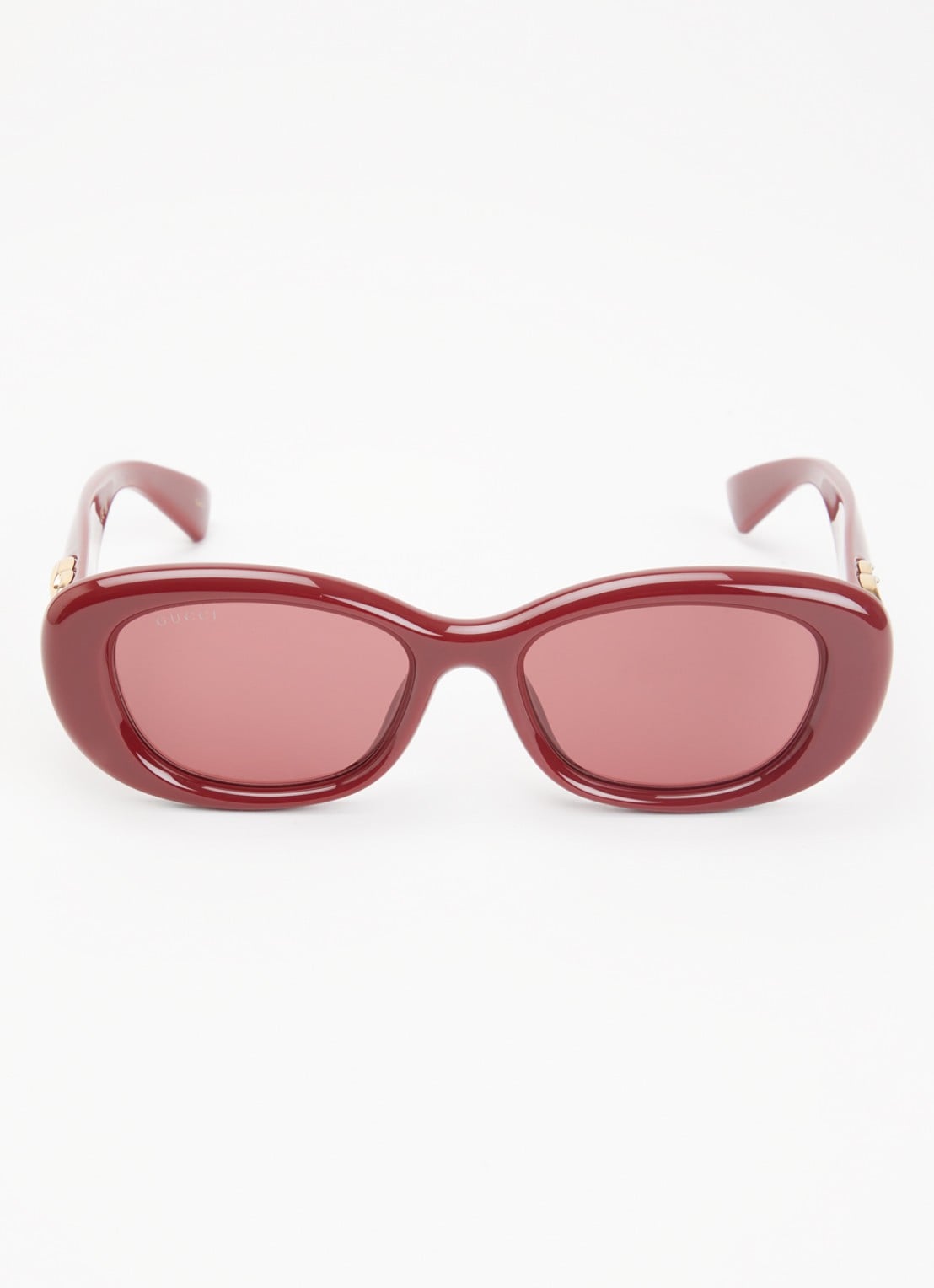 Gucci Retro zonnebril GG1829SK - detail bordeauxrood