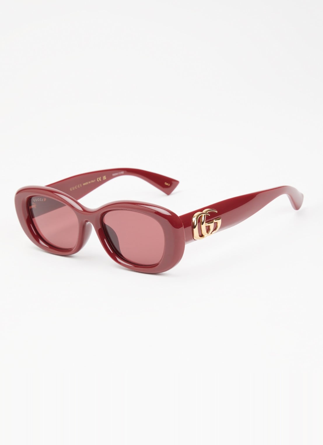 Gucci Retro zonnebril GG1829SK - voorkant 4 bordeauxrood