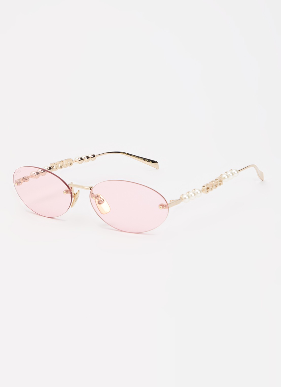 Gucci Retro zonnebril GG1922S - voorkant 4 roze