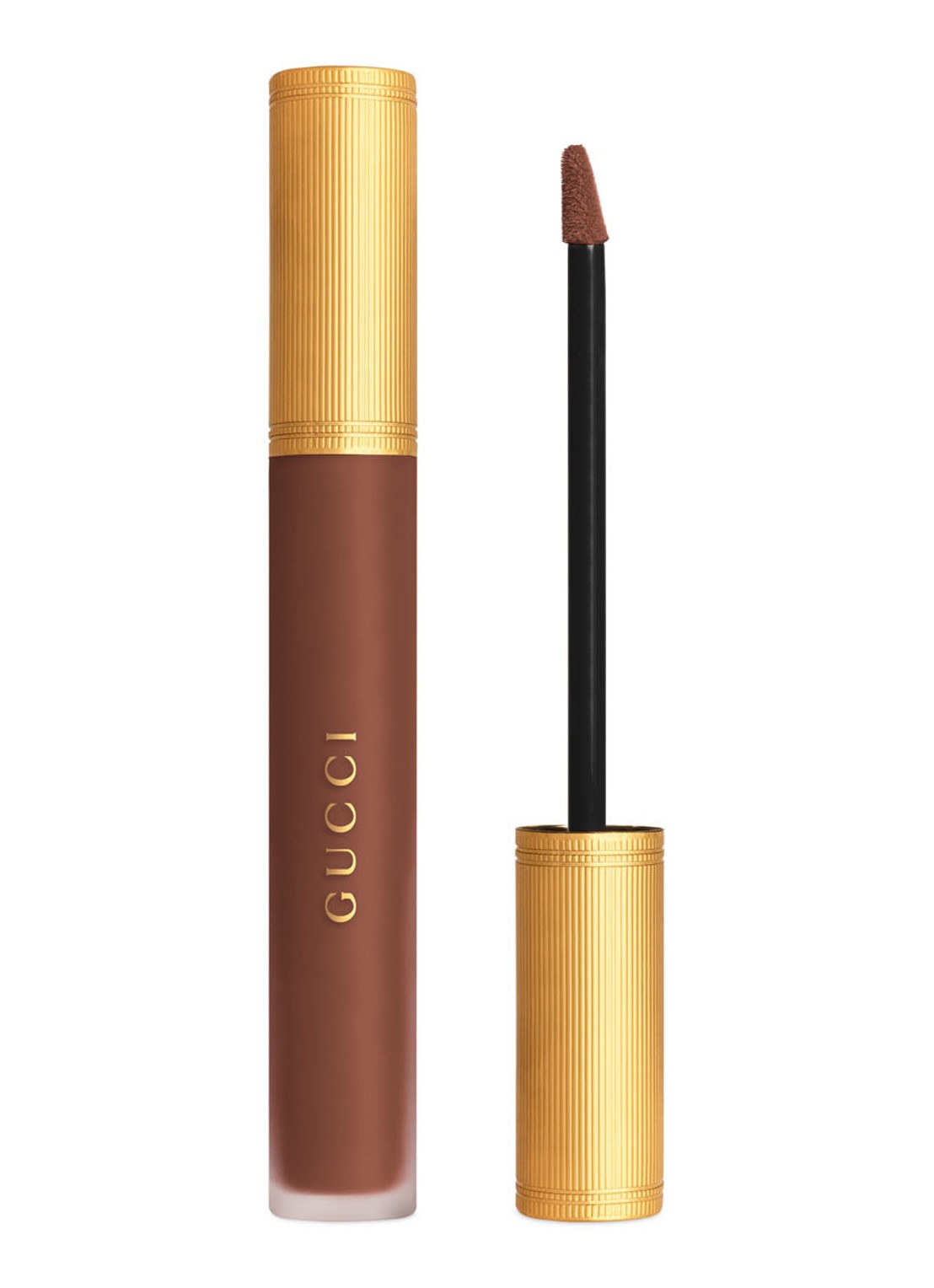 Gucci Rouge à Lèvres Liquide Mat Soft Matte Liquid Lipstick - voorkant 6 124 emily brown