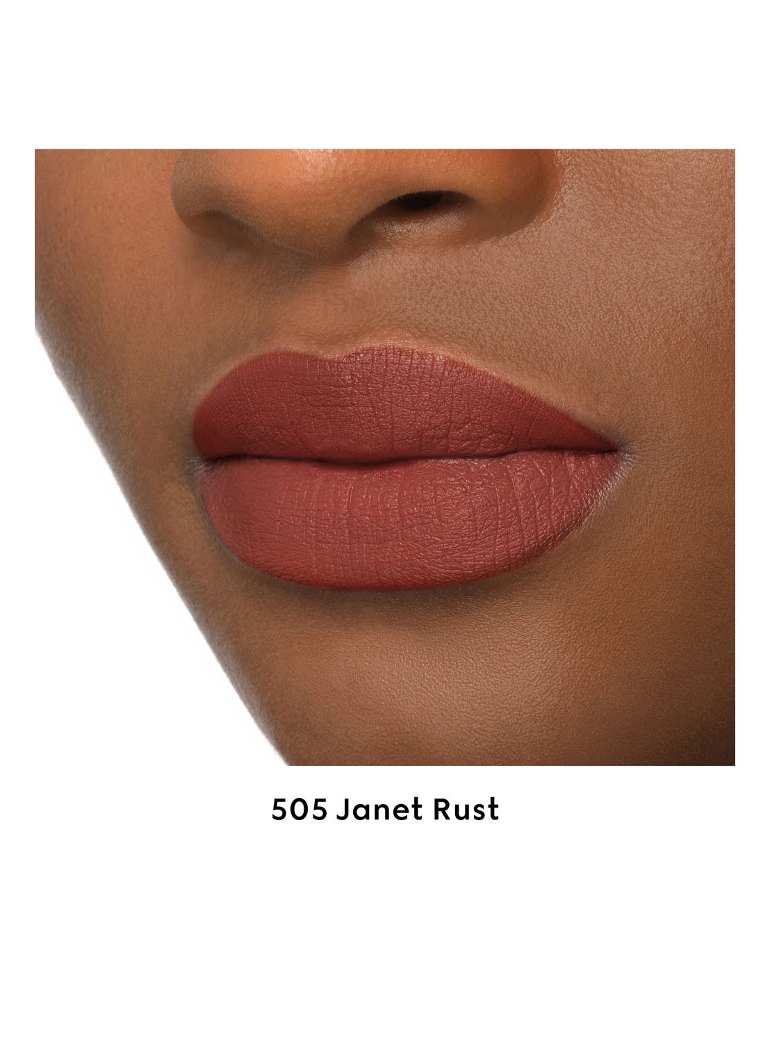 Gucci Rouge à Lèvres Matte Finish - matte Lipstick  - detail 7 505 janet rust