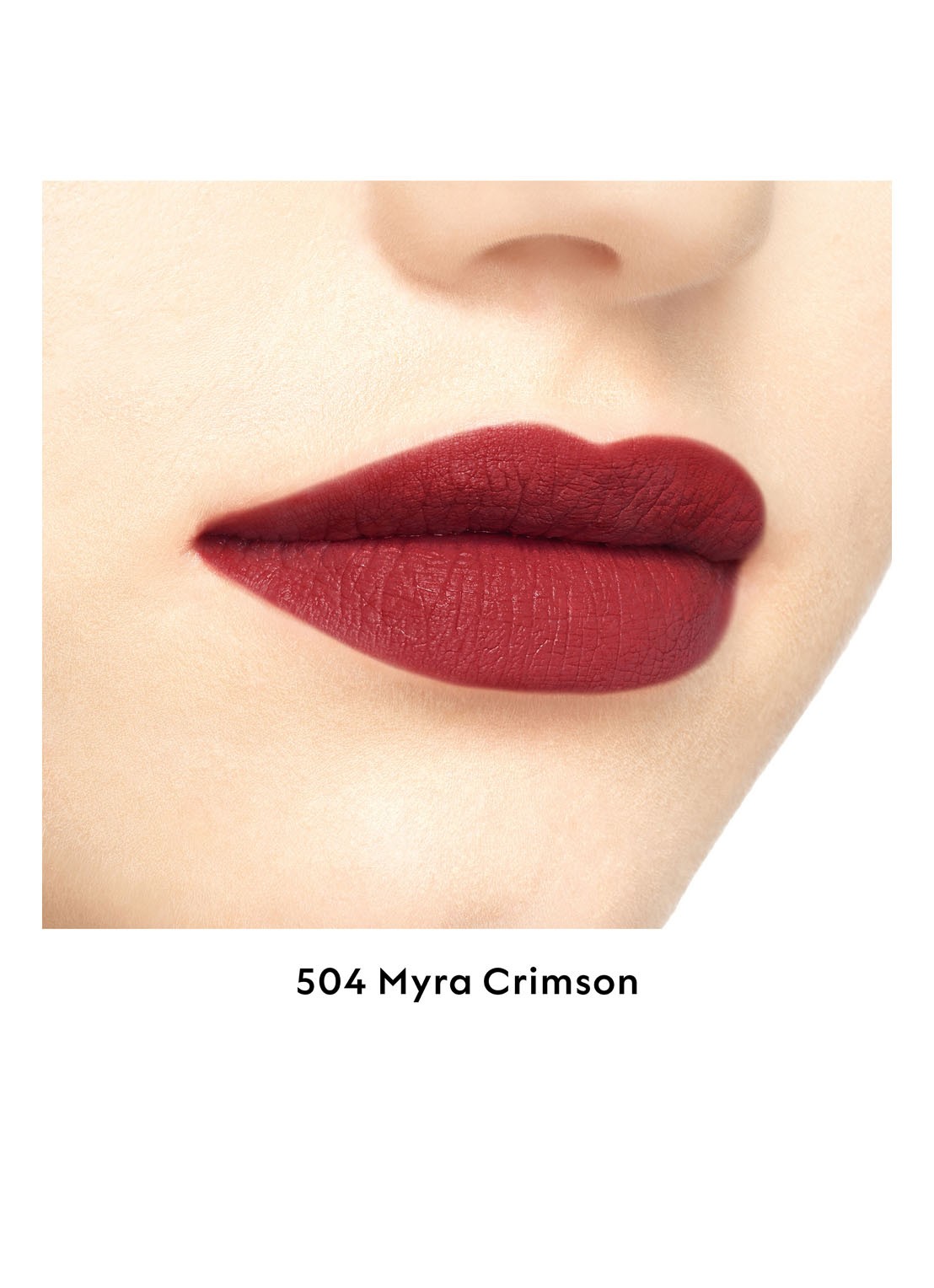 Gucci Rouge à Lèvres Matte Finish - matte Lipstick  - detail 5 504 myra crimson