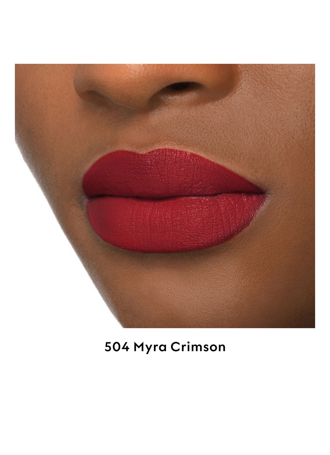 Gucci Rouge à Lèvres Matte Finish - matte Lipstick  - detail 7 504 myra crimson