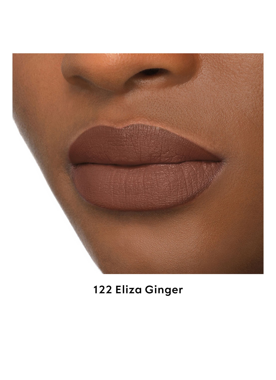 Gucci Rouge à Lèvres Matte Finish - matte Lipstick  - detail 5 122 - eliza ginger