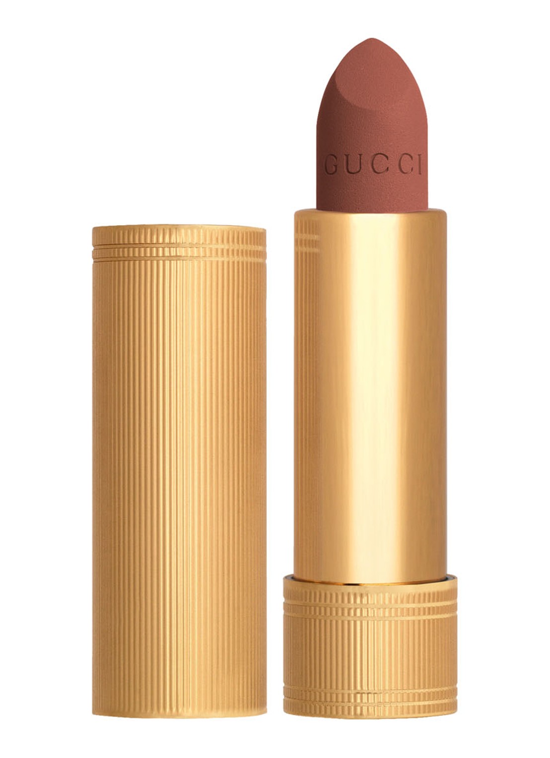 Gucci Rouge à Lèvres Matte Finish - matte Lipstick  - voorkant 6 122 - eliza ginger