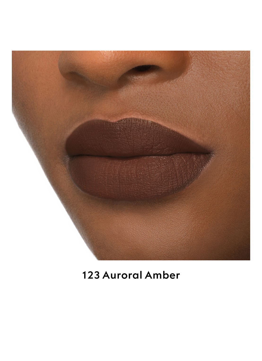Gucci Rouge à Lèvres Matte Finish - matte Lipstick  - detail 5 123 - auroral amber