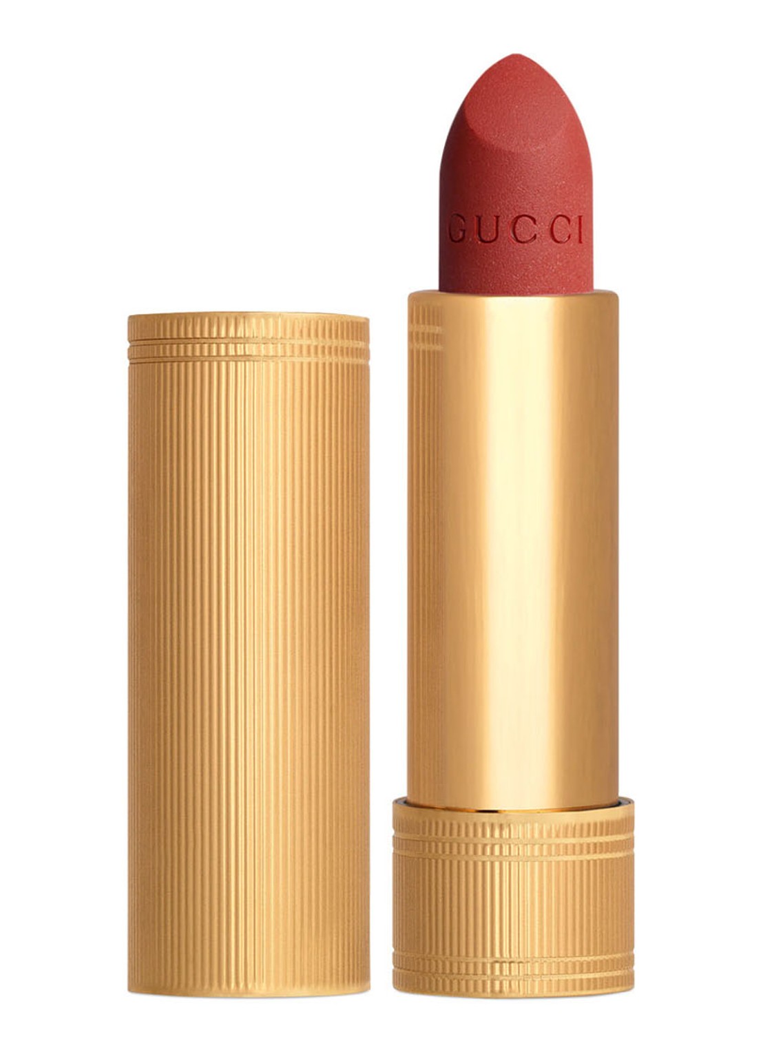 Gucci Rouge à Lèvres Matte Finish - matte Lipstick  - voorkant 6 217 - valeria rose