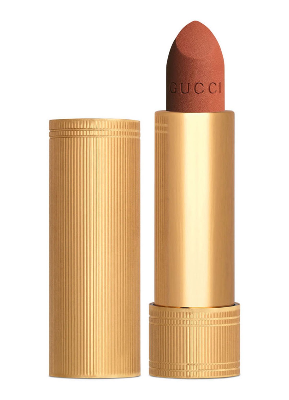 Gucci Rouge à Lèvres Matte Finish - matte Lipstick  - voorkant lucy dark orange