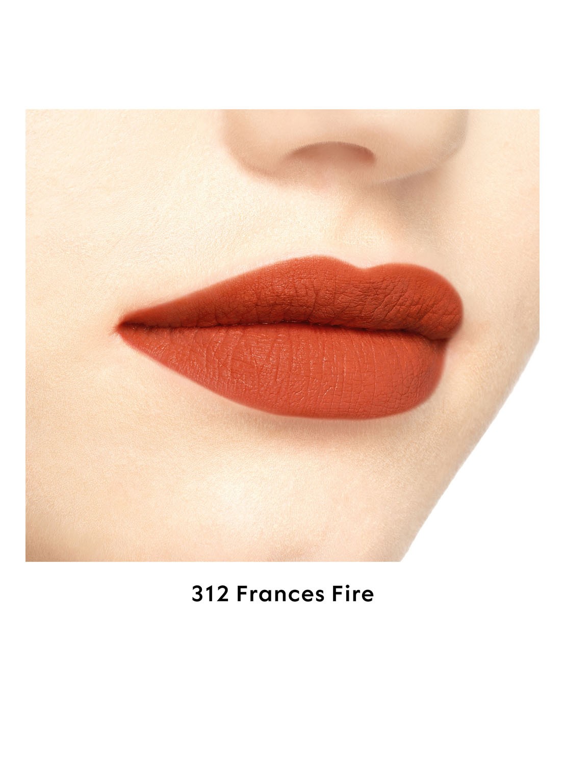 Gucci Rouge à Lèvres Matte Finish - matte Lipstick  - detail 3 frances fire