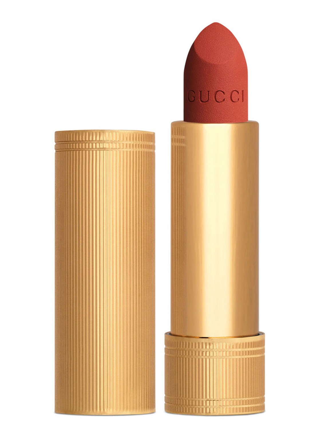 Gucci Rouge à Lèvres Matte Finish - matte Lipstick  - voorkant 6 frances fire