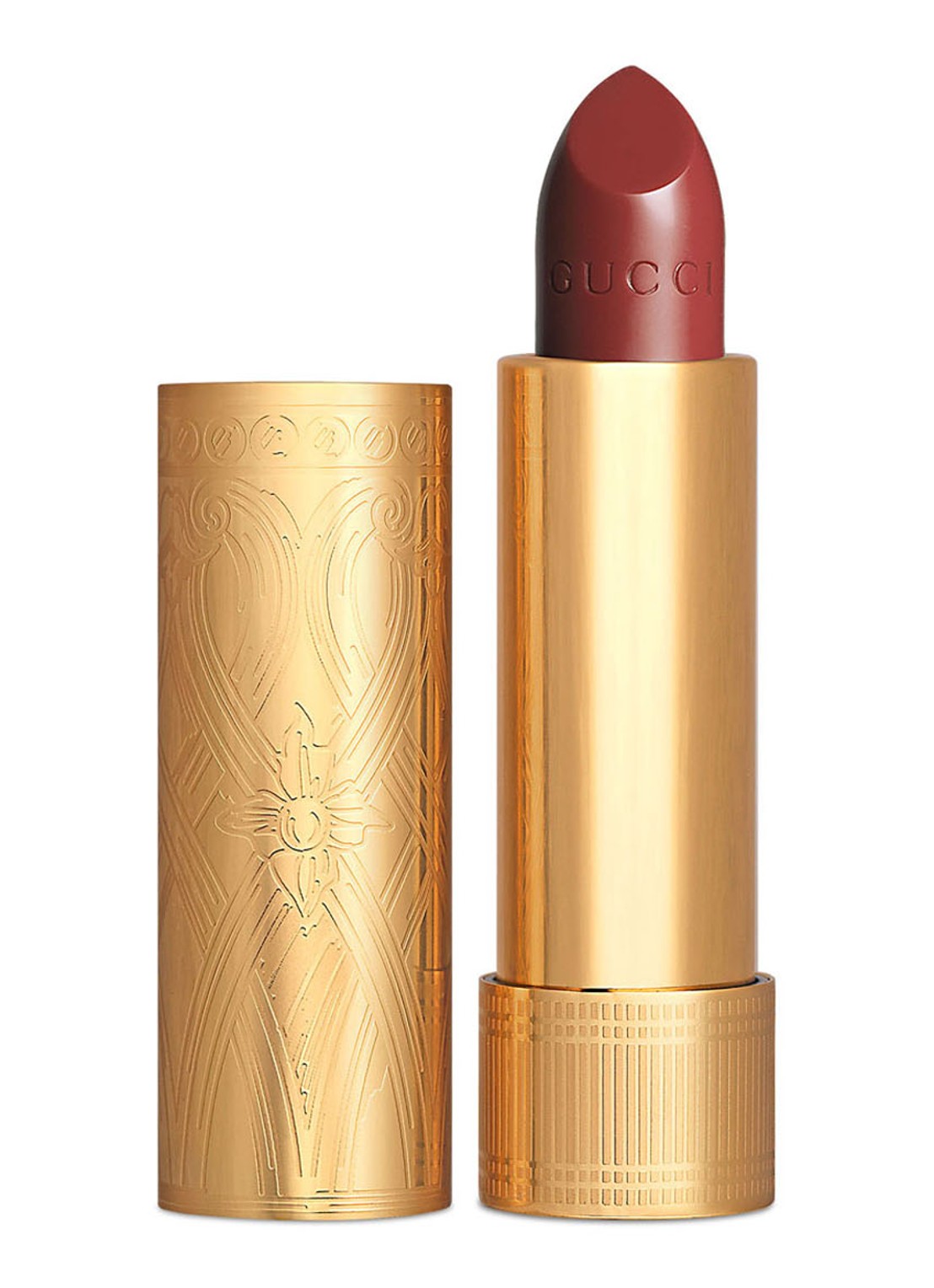 Gucci Rouge à Lèvres Satin - lipstick  - voorkant 203 mildred rosewood