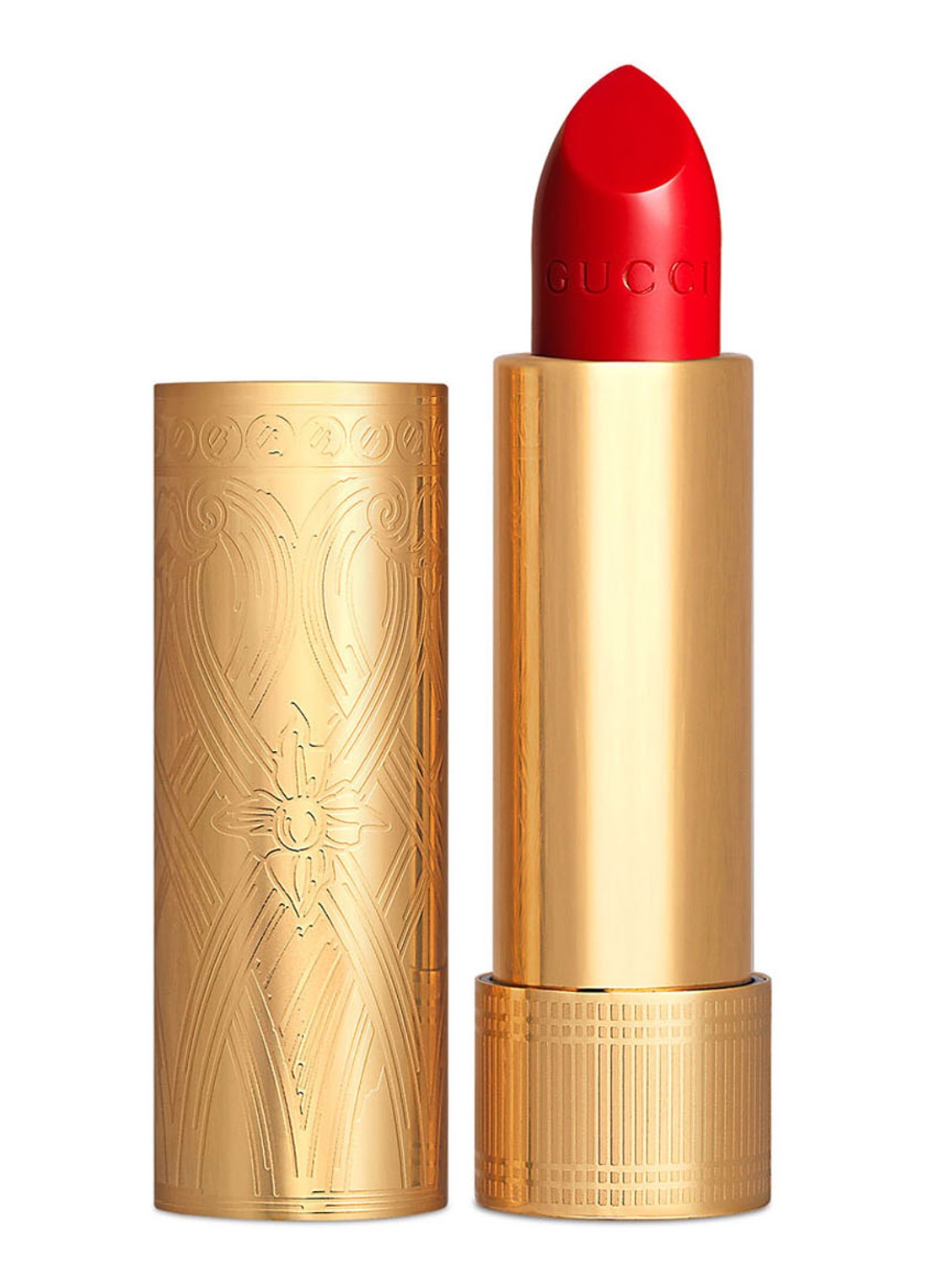 Gucci Rouge à Lèvres Satin - lipstick  - voorkant 500 odalie red
