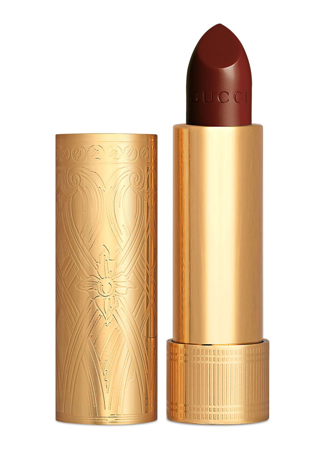 Gucci Rouge à Lèvres Satin - lipstick  - voorkant 507 ivy dark red