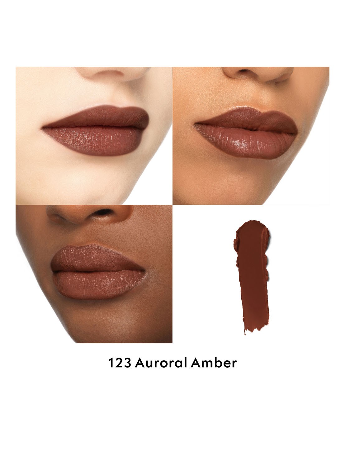Gucci Rouge à Lèvres Satin - lipstick  - detail 4 123 auroral amber