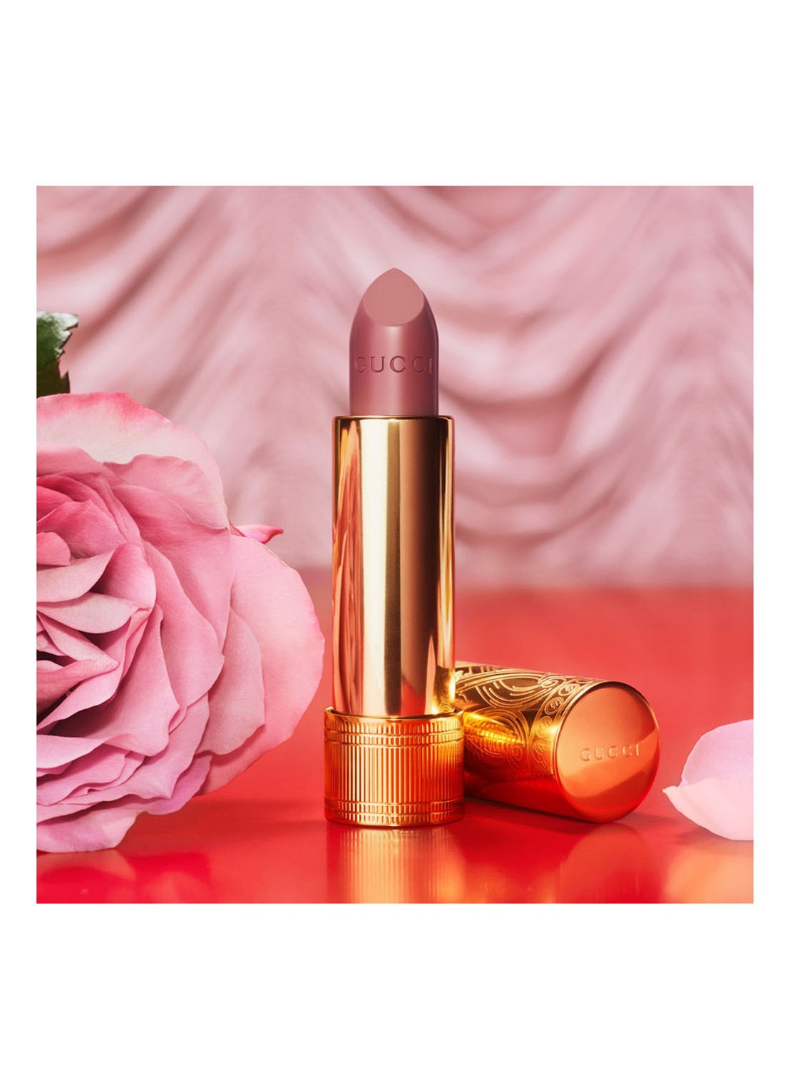 Gucci Rouge à Lèvres Satin Lipstick - detail 5 suzanne sunset