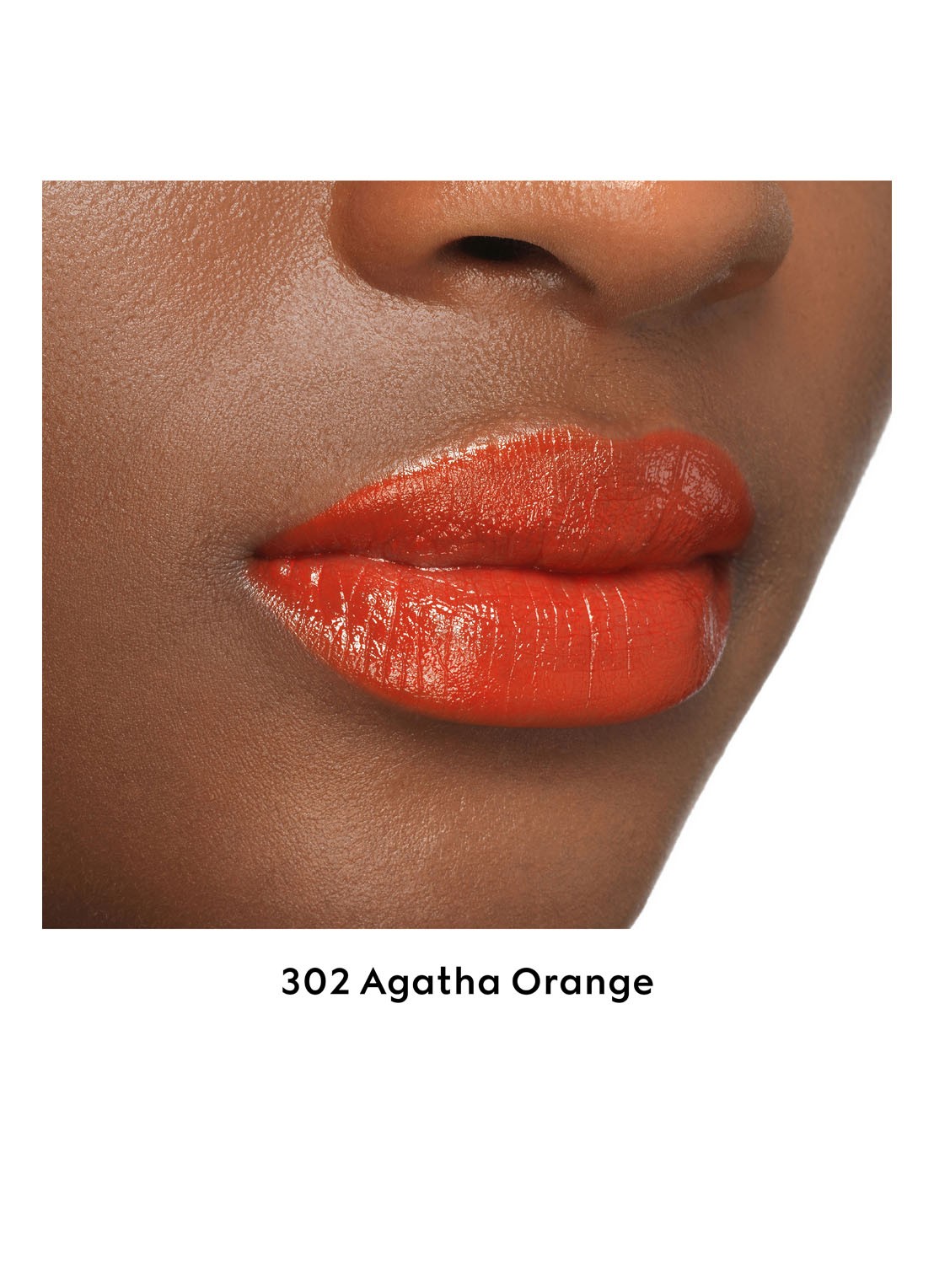 Gucci Rouge à Lèvres Voile - lipstick - detail 5 302 agatha orange