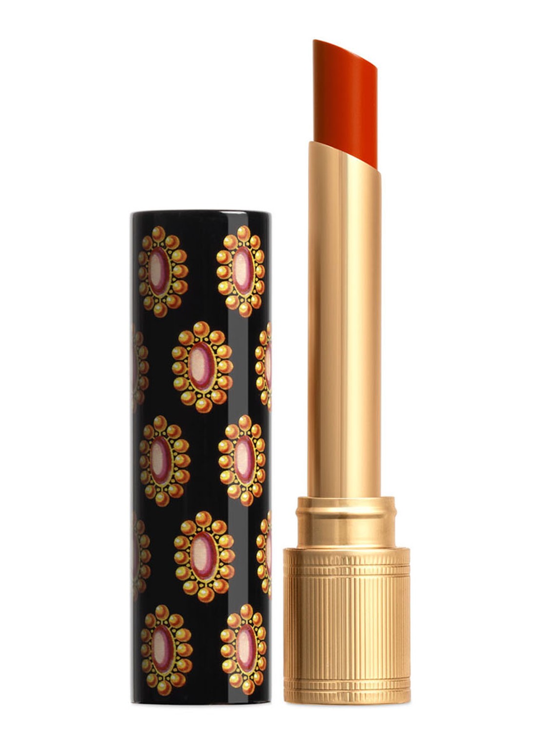 Gucci Rouge de Beauté Brillant Glow en Care - lipstick - voorkant 515 devotion