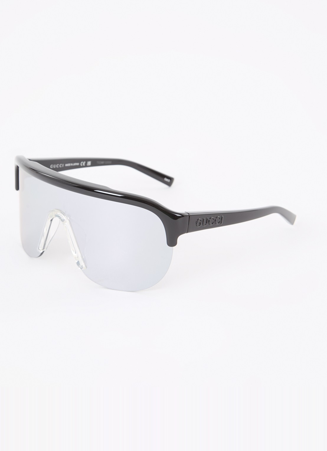 Gucci Shield zonnebril GG1645S - voorkant zwart