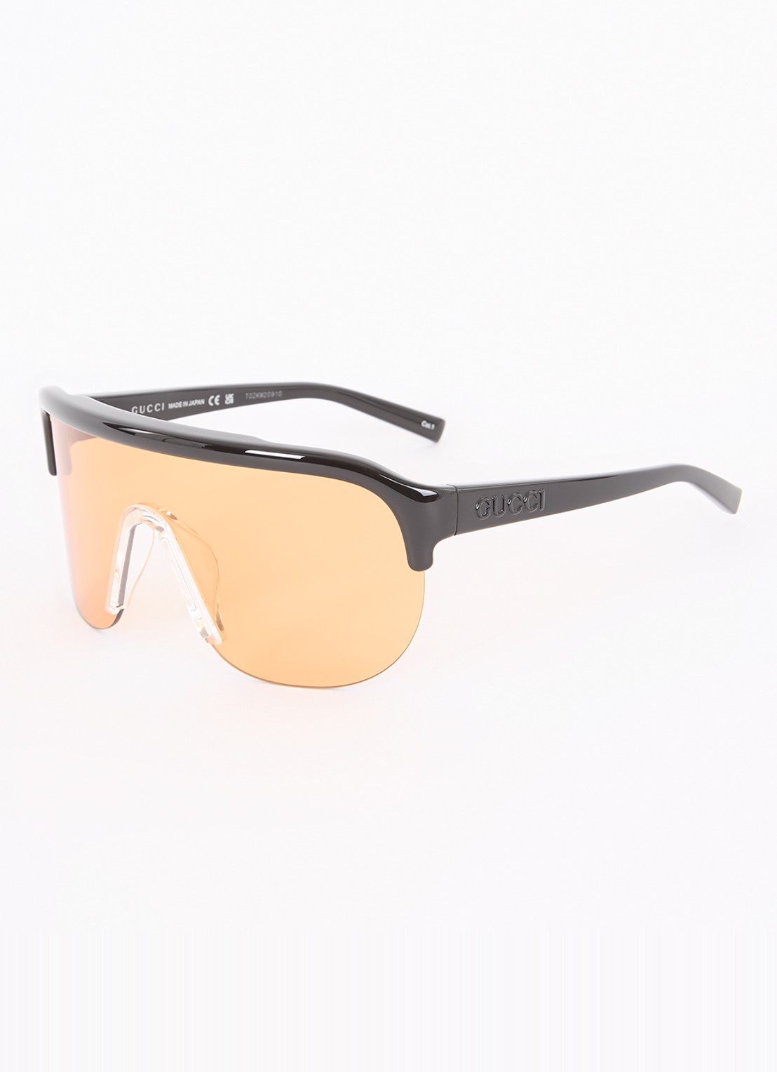 Gucci Shield zonnebril GG1645S - voorkant zwart