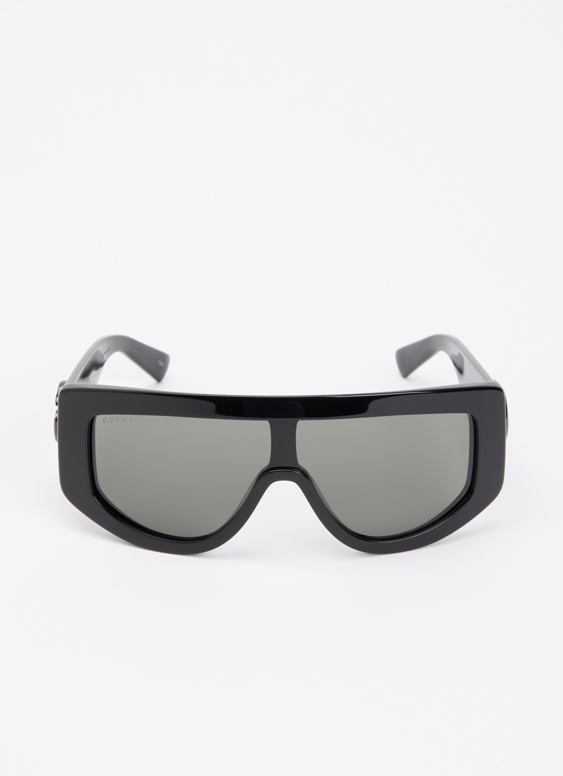 Gucci Shield zonnebril GG1950S - detail zwart