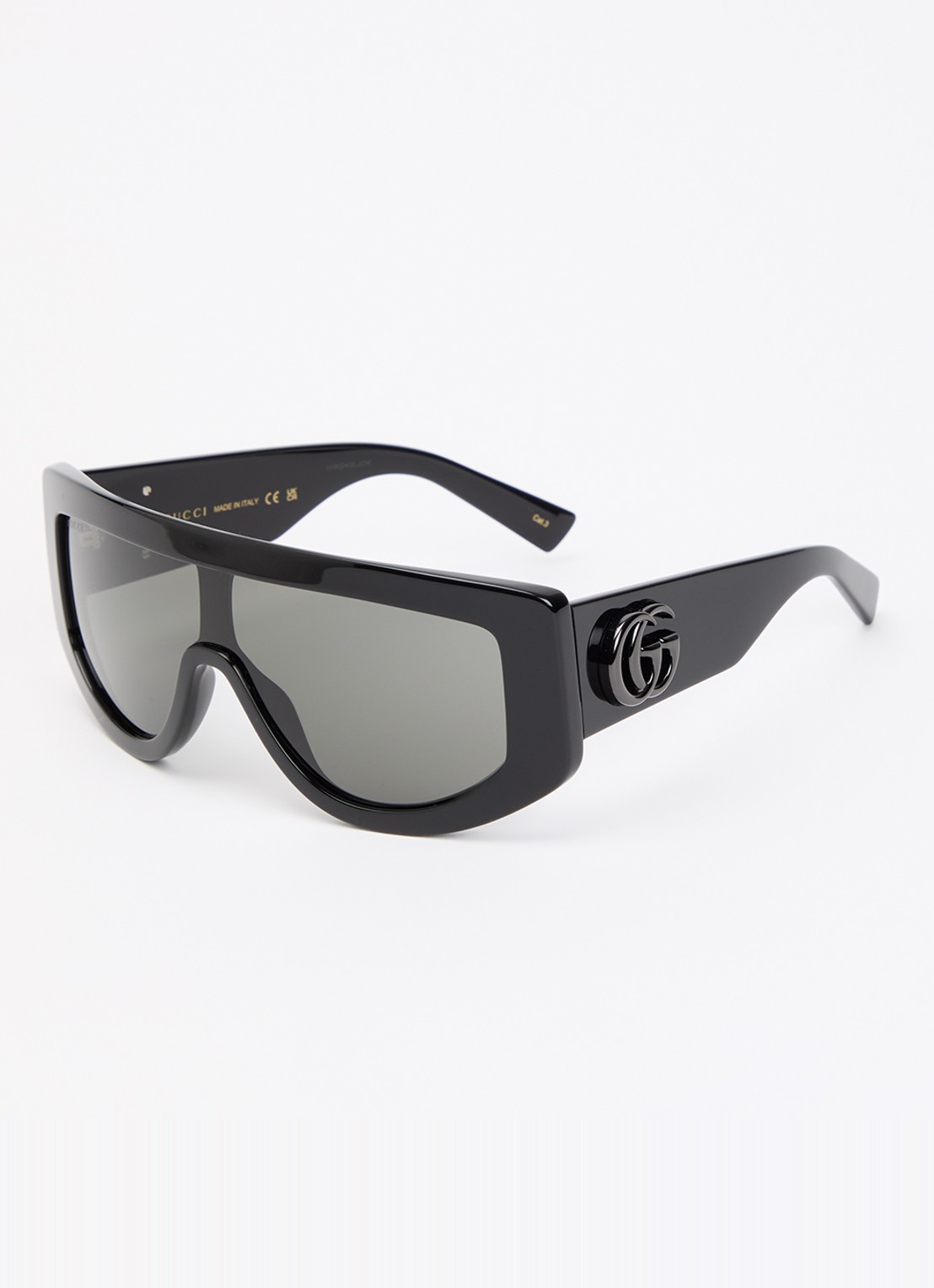 Gucci Shield zonnebril GG1950S - voorkant 4 zwart