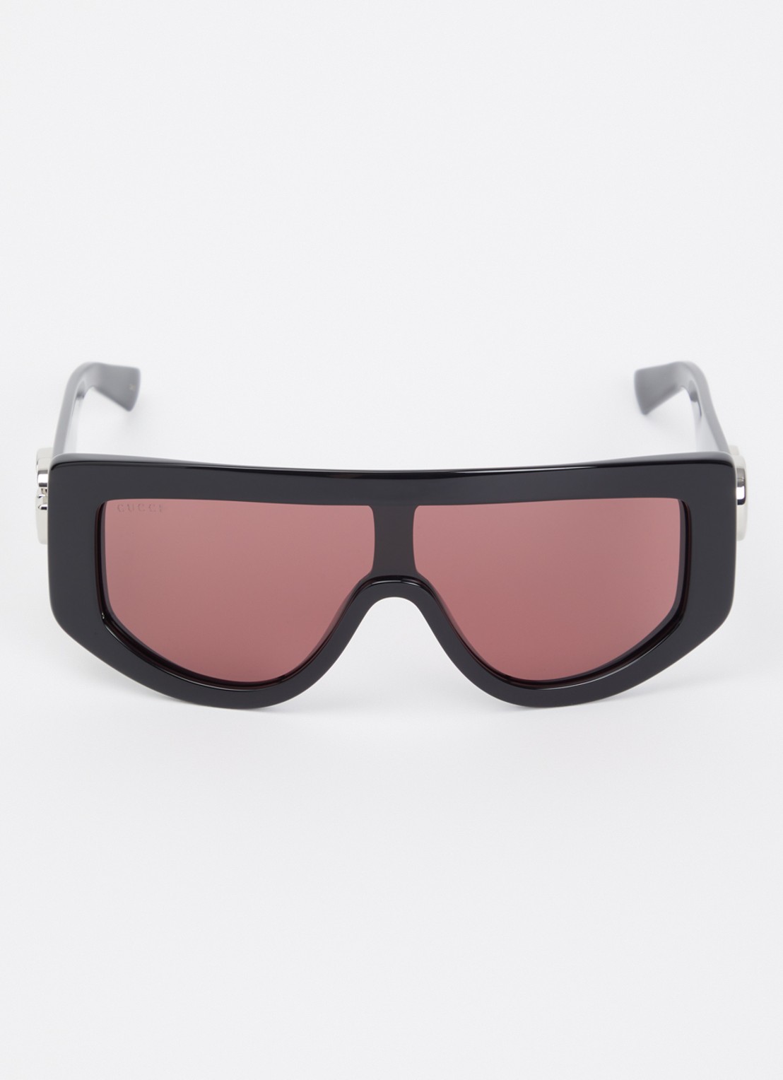 Gucci Shield zonnebril GG1950S - detail zwart