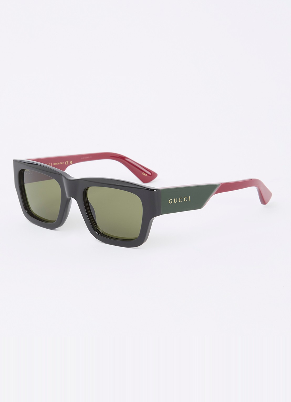 Gucci Wayfarer zonnebril GC002289 - voorkant 4 bordeauxrood