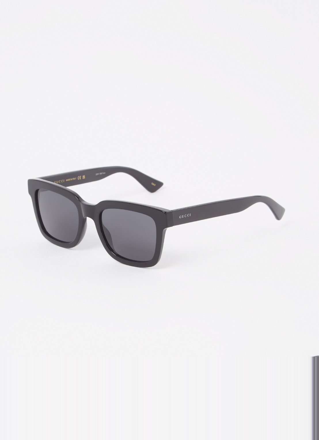 Gucci Wayfarer zonnebril GG0001SN  - voorkant 4 zwart