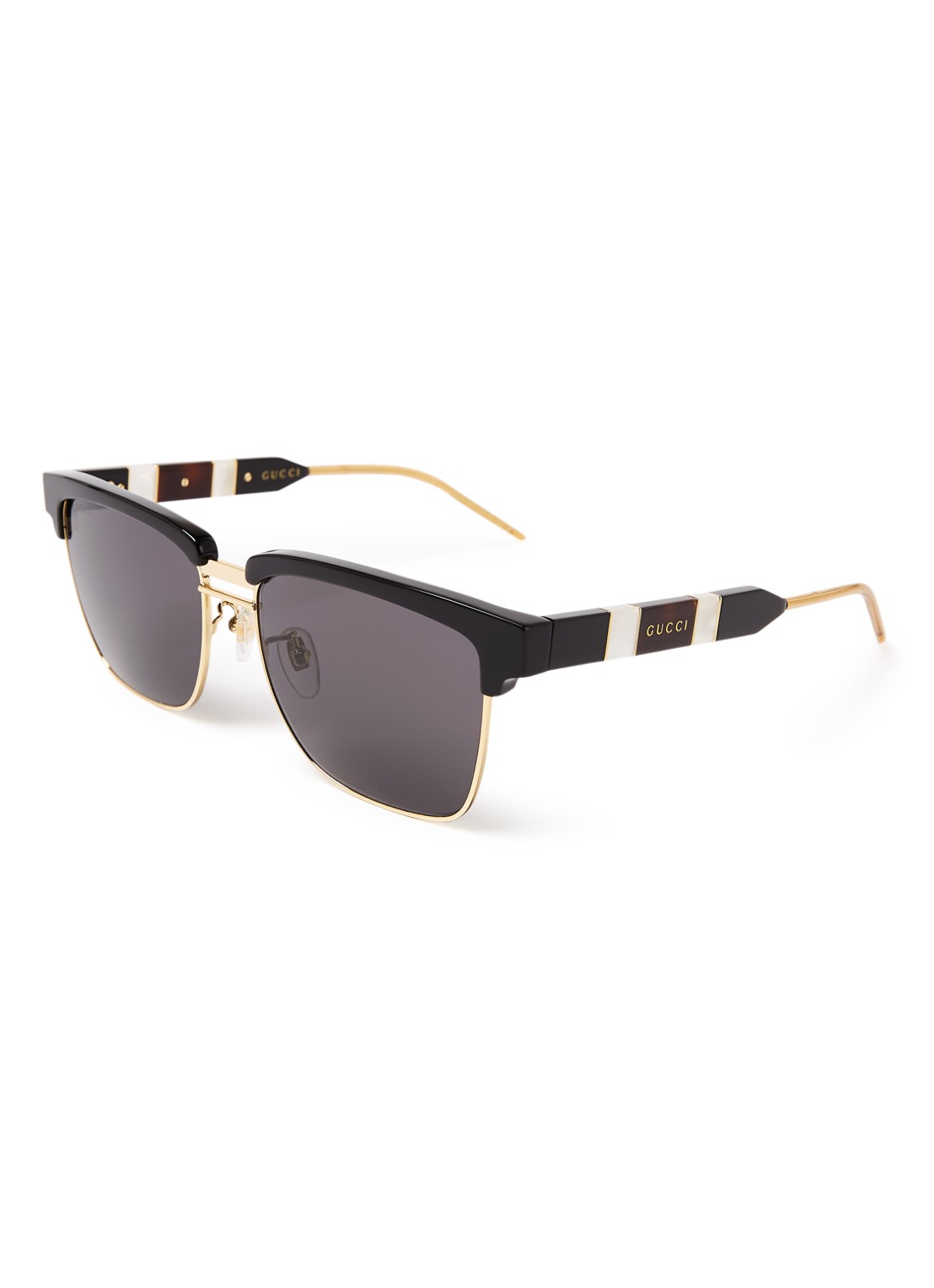 Gucci Wayfarer zonnebril GG0603S - voorkant 3 zwart