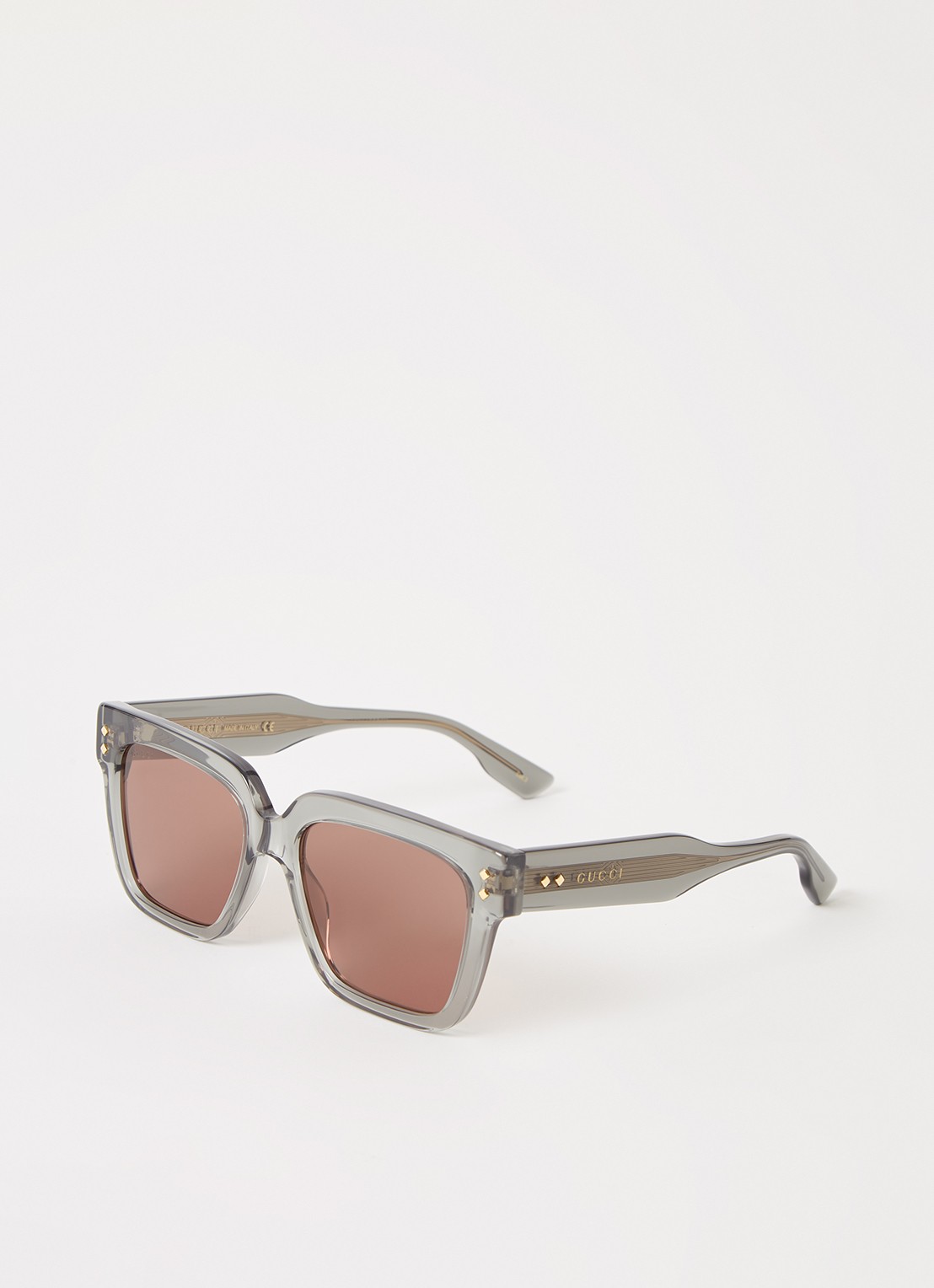 Gucci Wayfarer zonnebril GG1084S - voorkant grijs