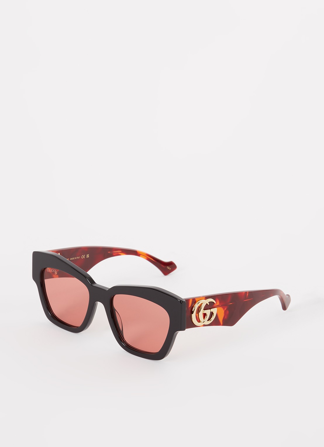Gucci Wayfarer zonnebril GG1422S - voorkant zwart