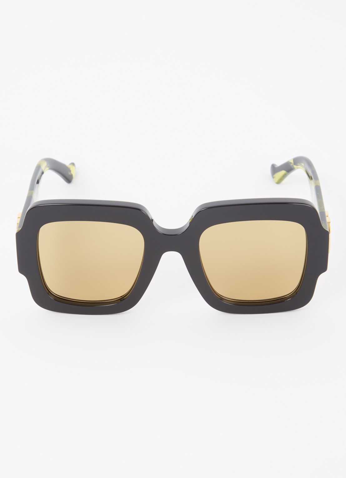 Gucci Wayfarer zonnebril GG1547S - detail geel