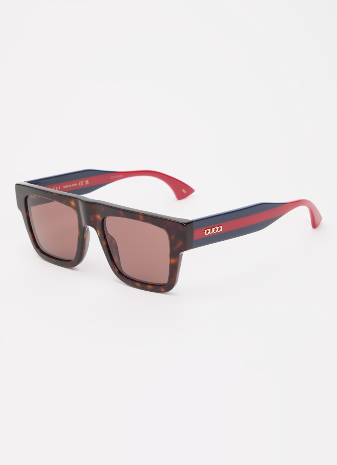 Gucci Wayfarer zonnebril GG1868S - voorkant 4 donkerbruin