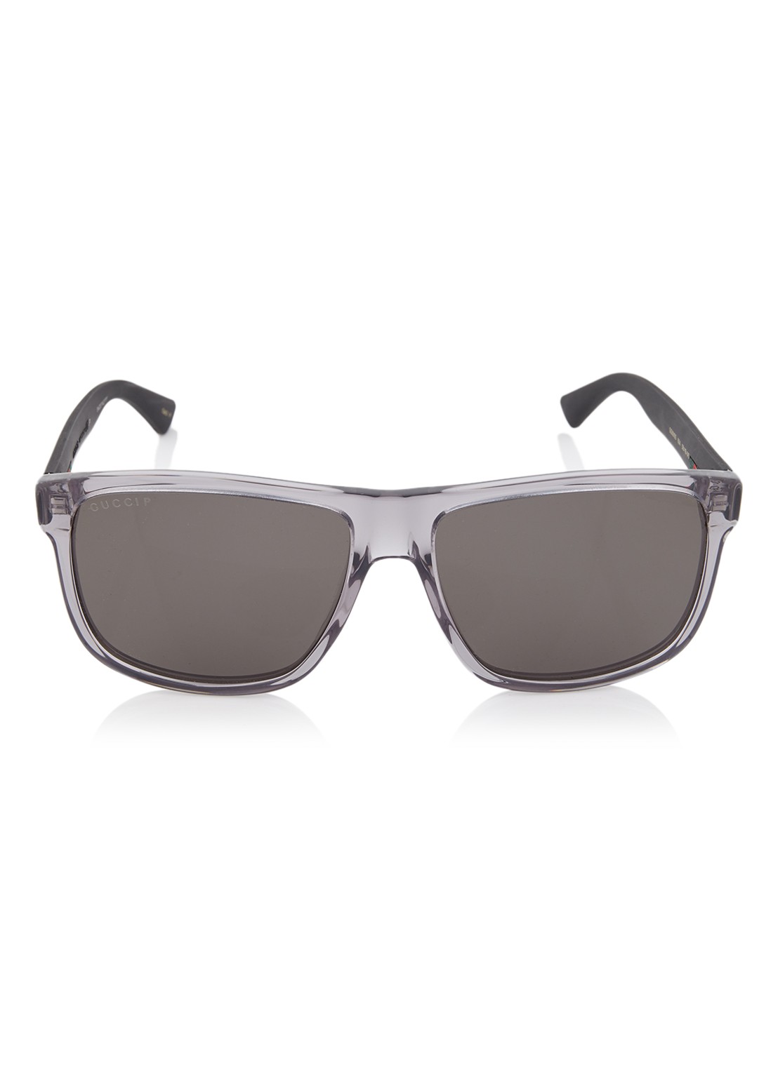 Gucci Zonnebril gepolariseerd GG0010S - detail 3 grijs
